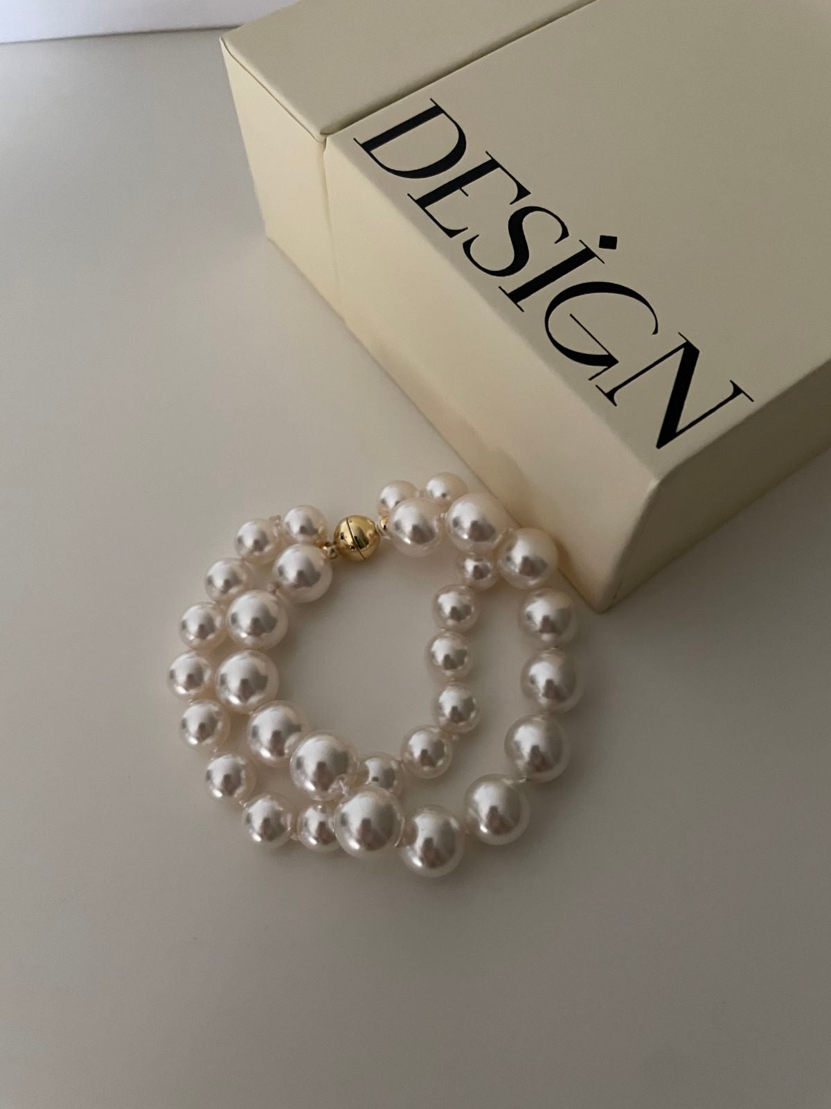 French Elegance Double Pearl Bracelet