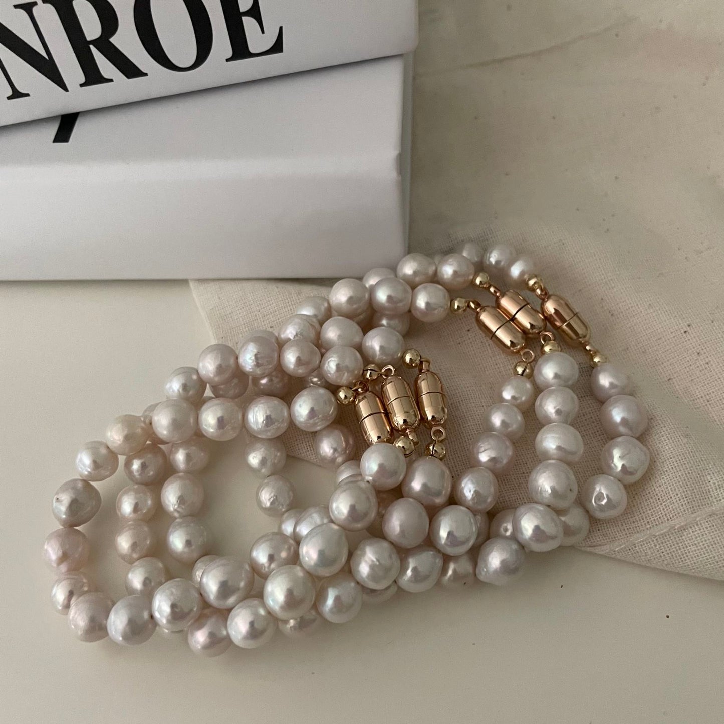 Simple Baroque Pearl Bracelet