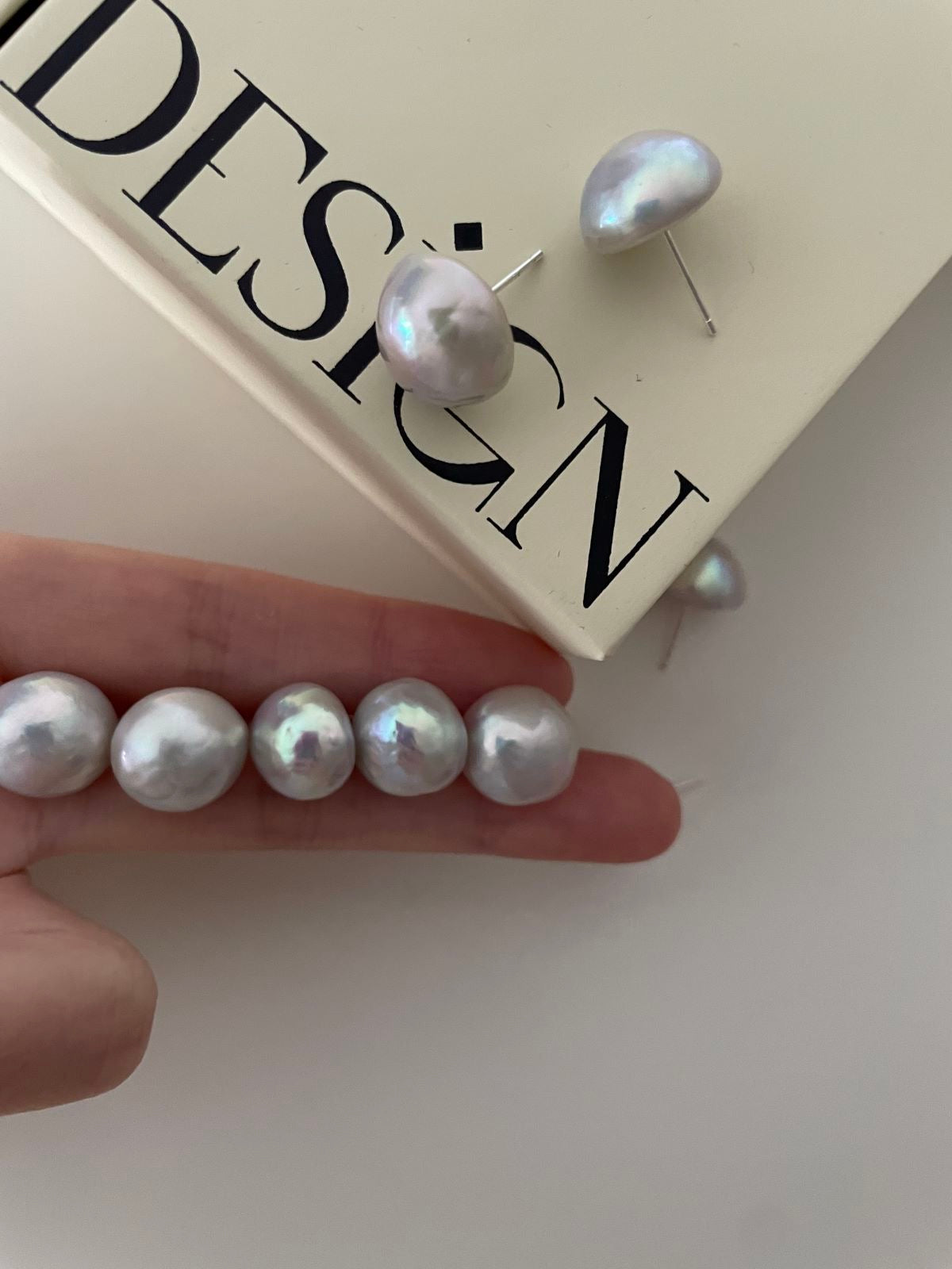 Classic Pearl Stud Earrings