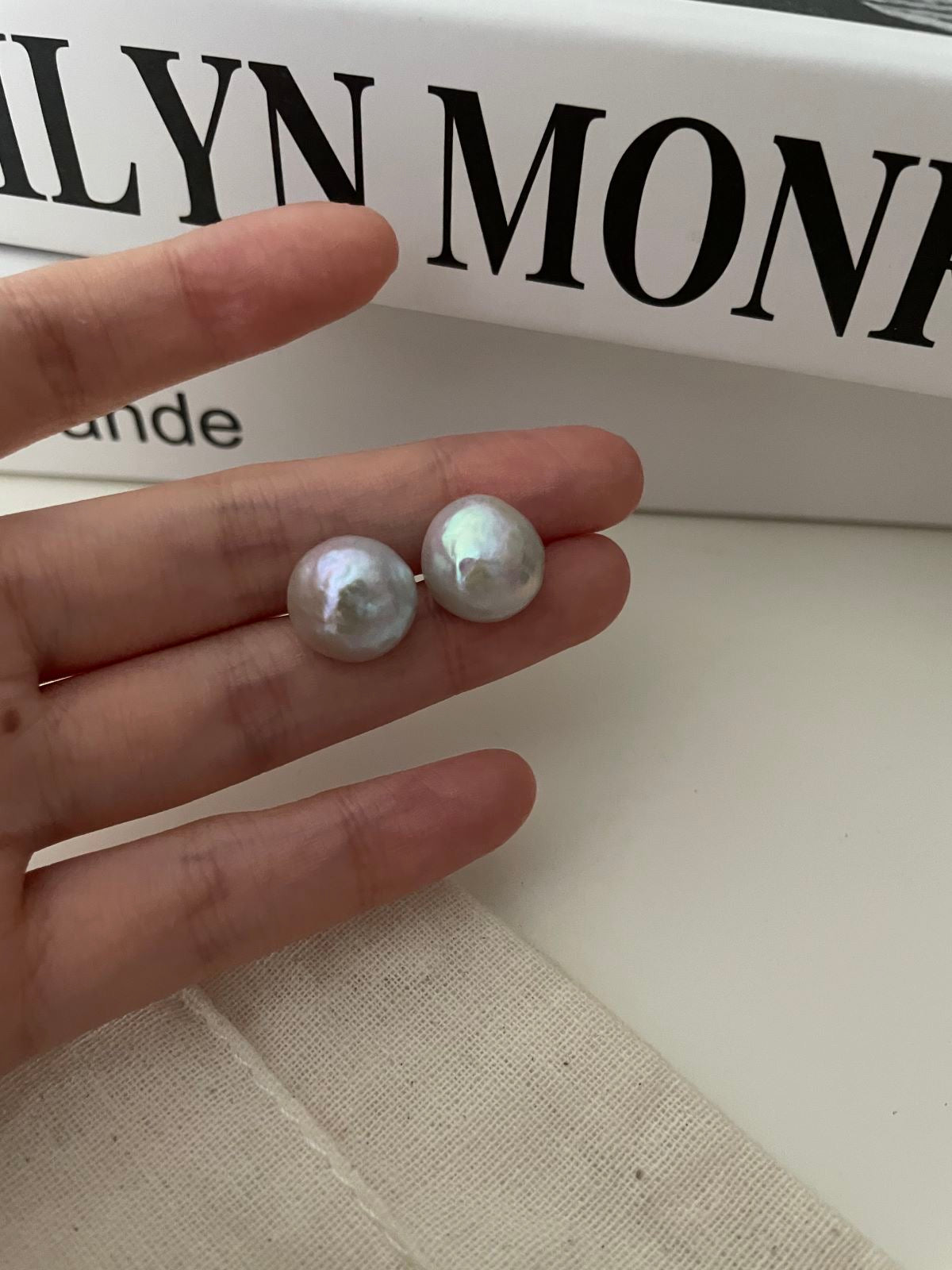 Classic Pearl Stud Earrings