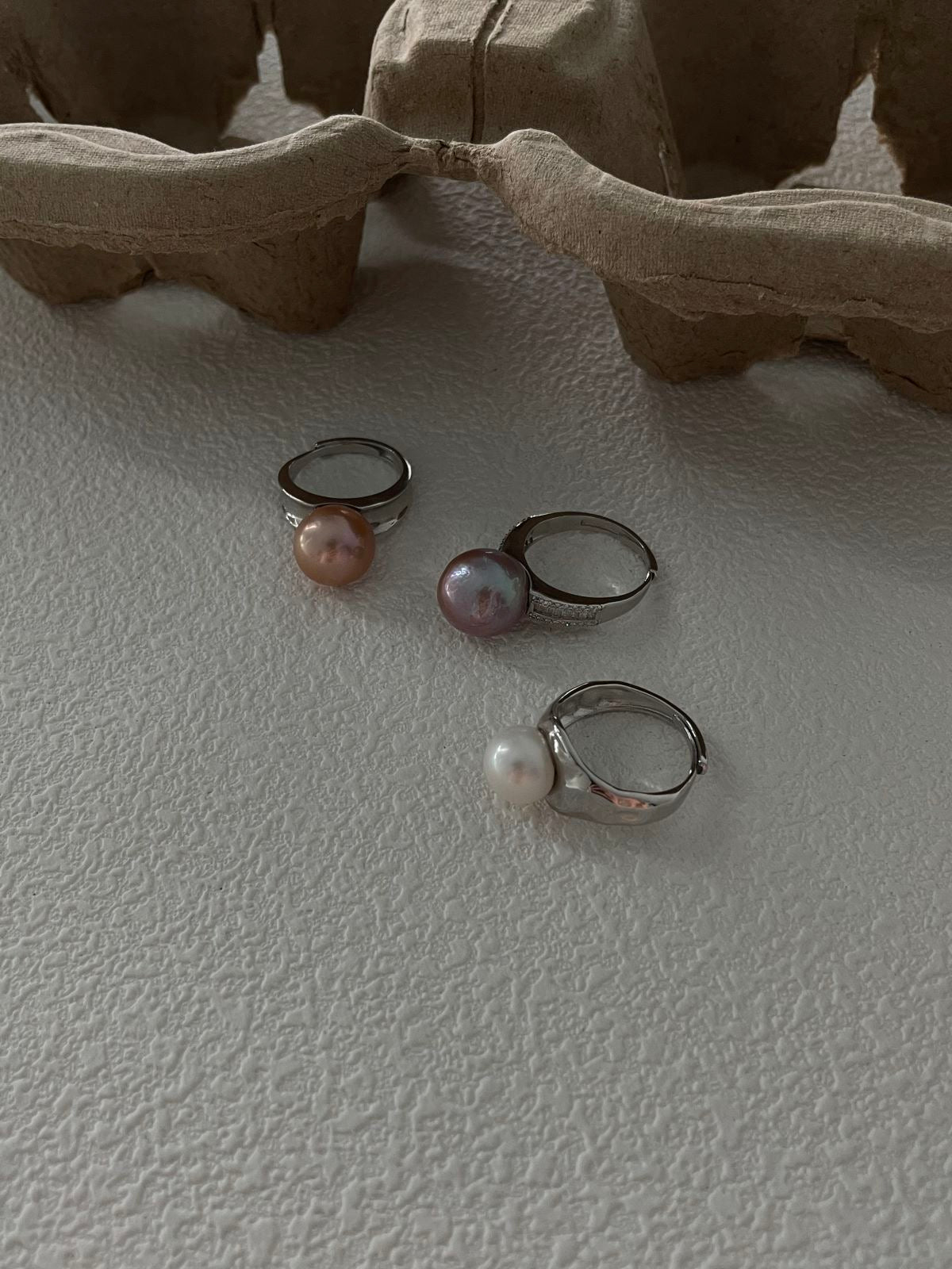 Rainbow Pearl Radiance Ring