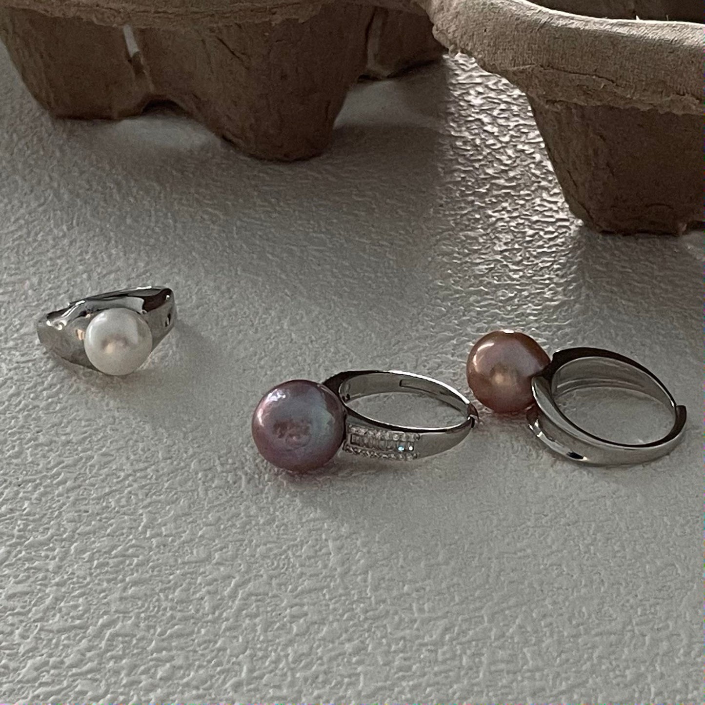 Rainbow Pearl Radiance Ring