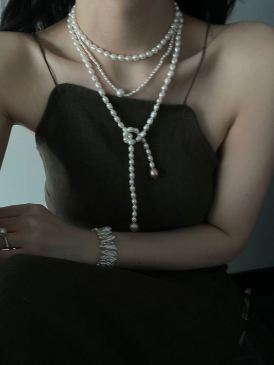 Sugar Long Pearl Necklace