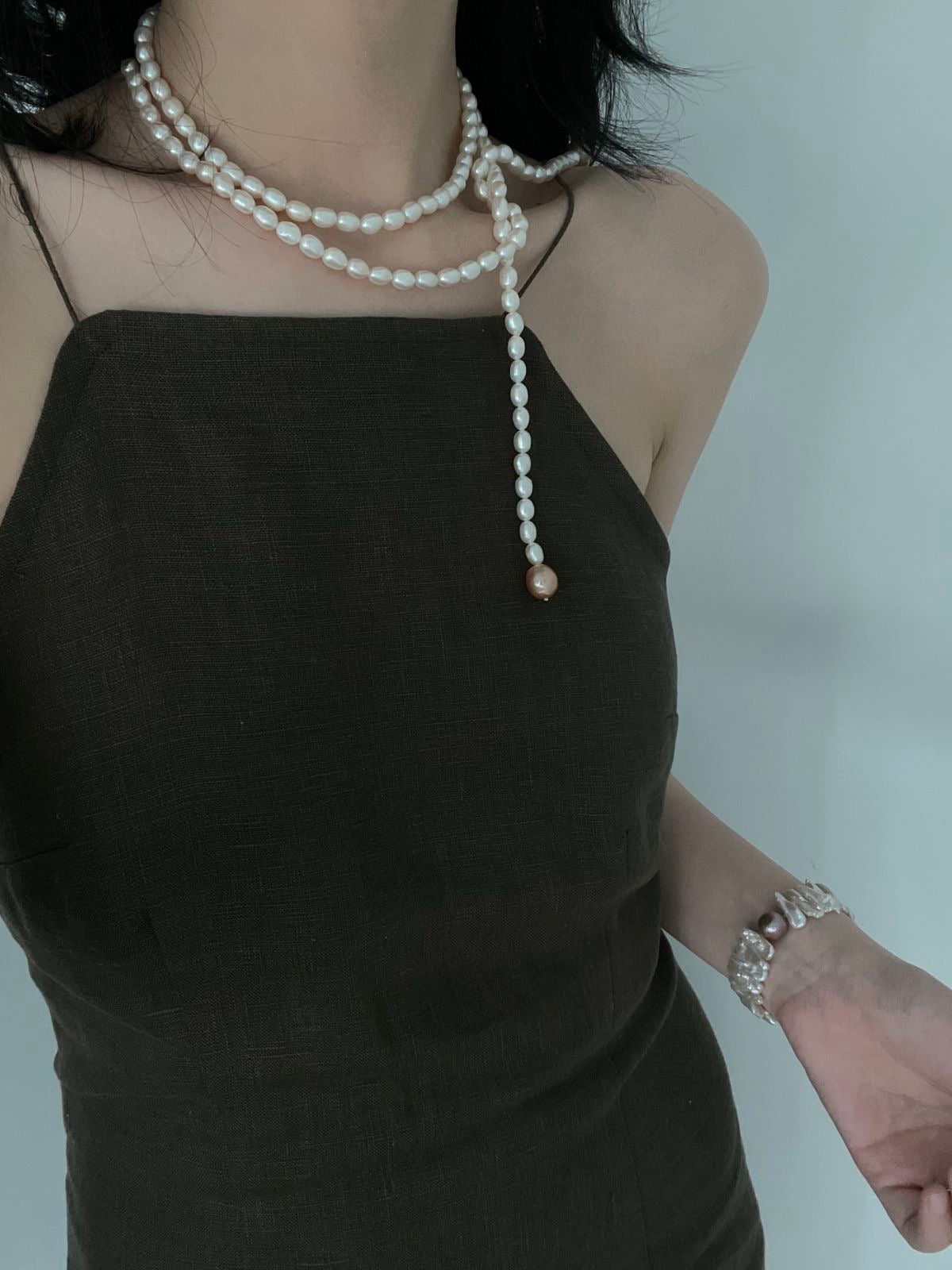 Sugar Long Pearl Necklace