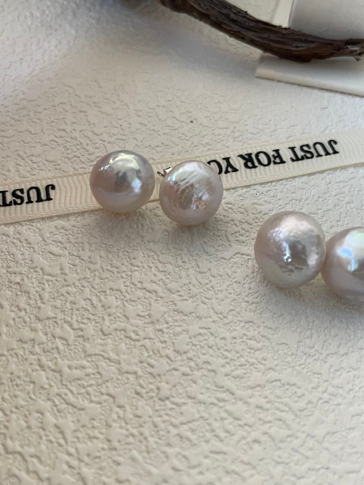 Classic Pearl Stud Earrings