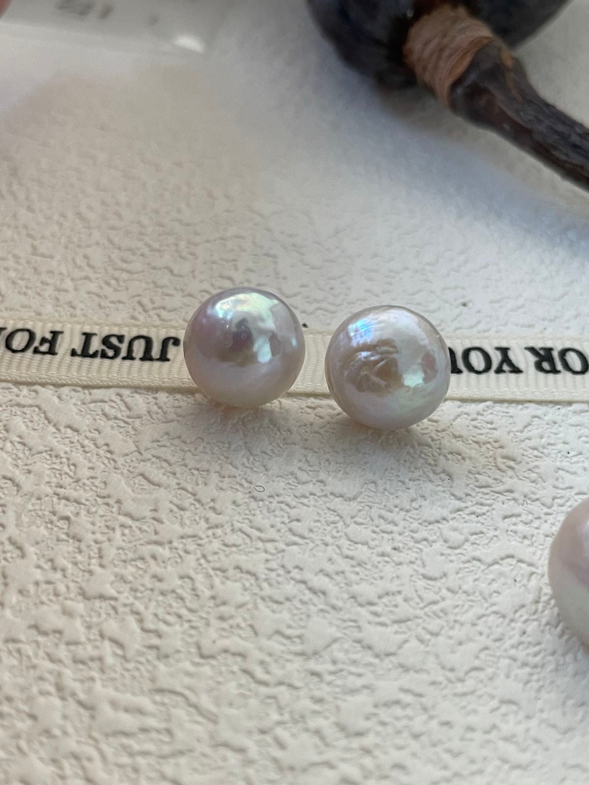 Classic Pearl Stud Earrings