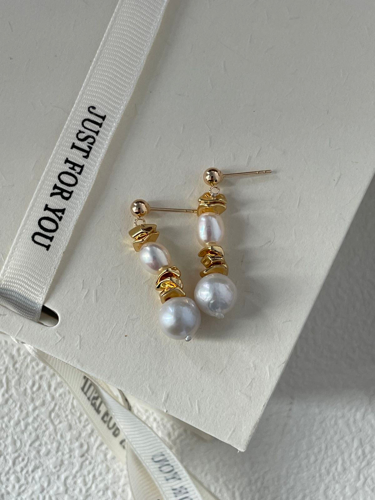 Captivating Sunset Pearl Earrings