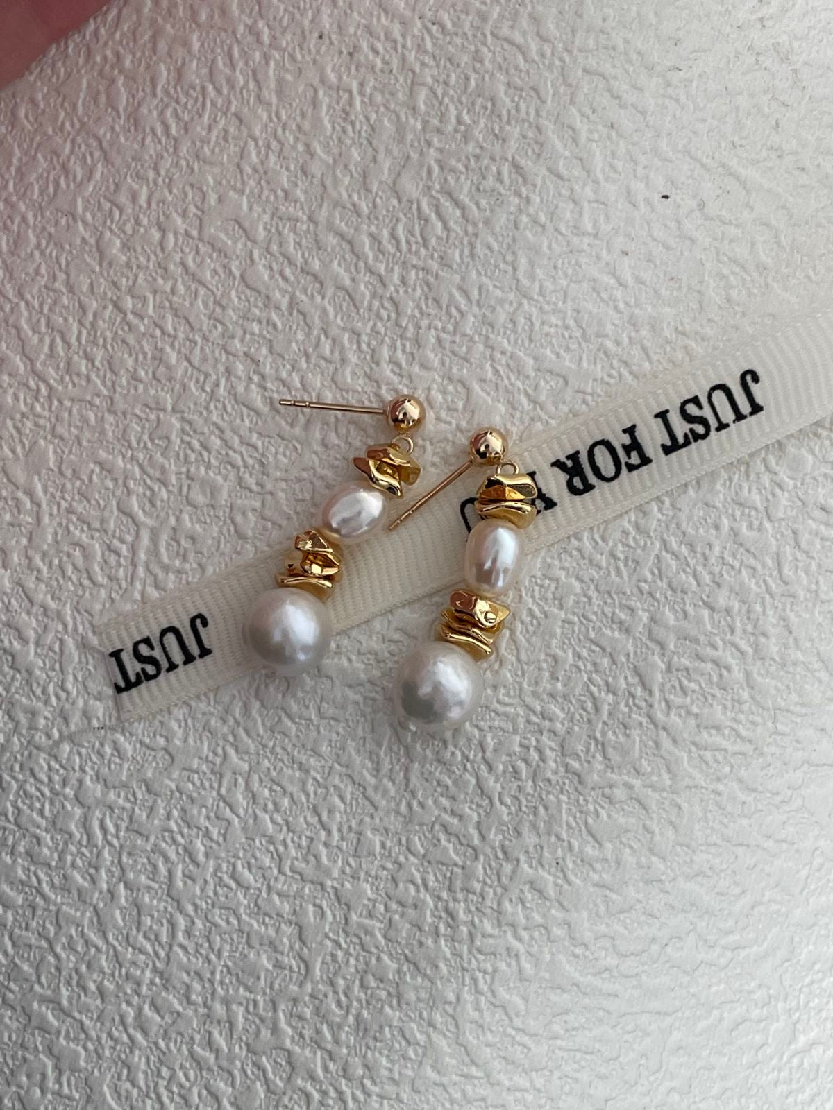 Captivating Sunset Pearl Earrings