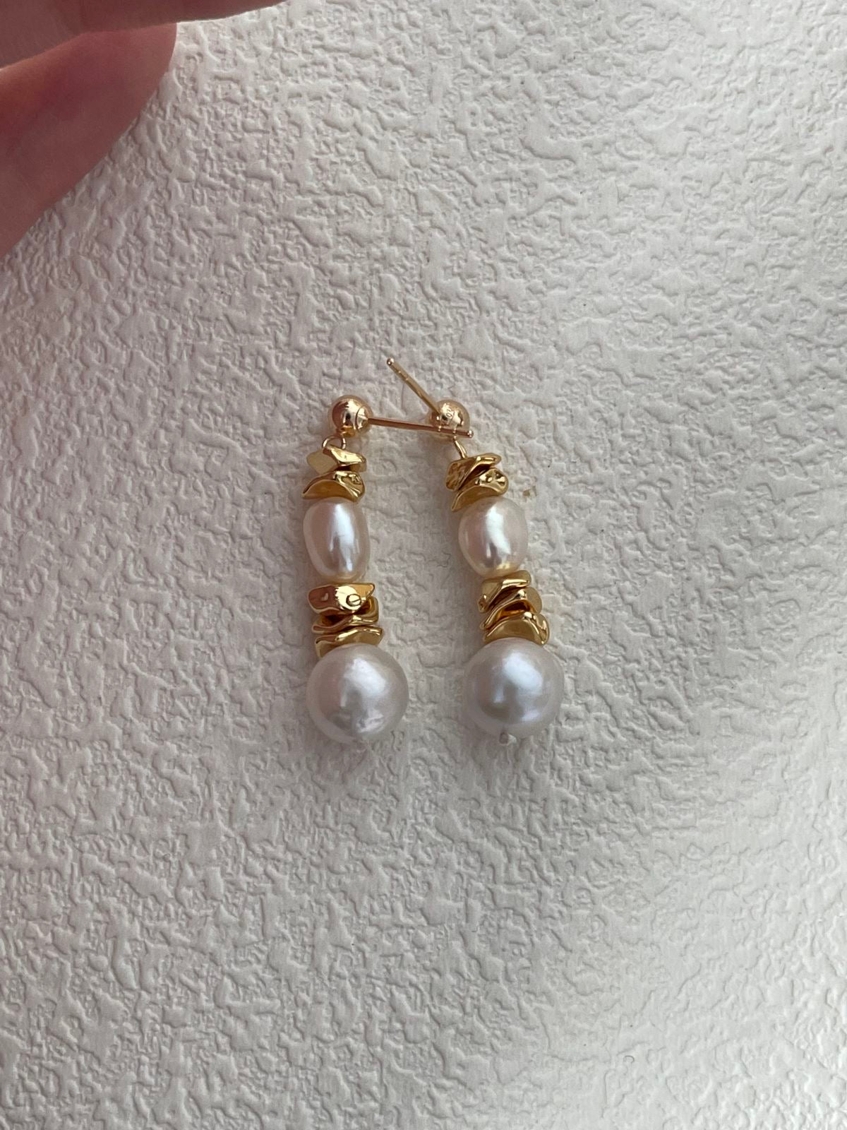 Captivating Sunset Pearl Earrings