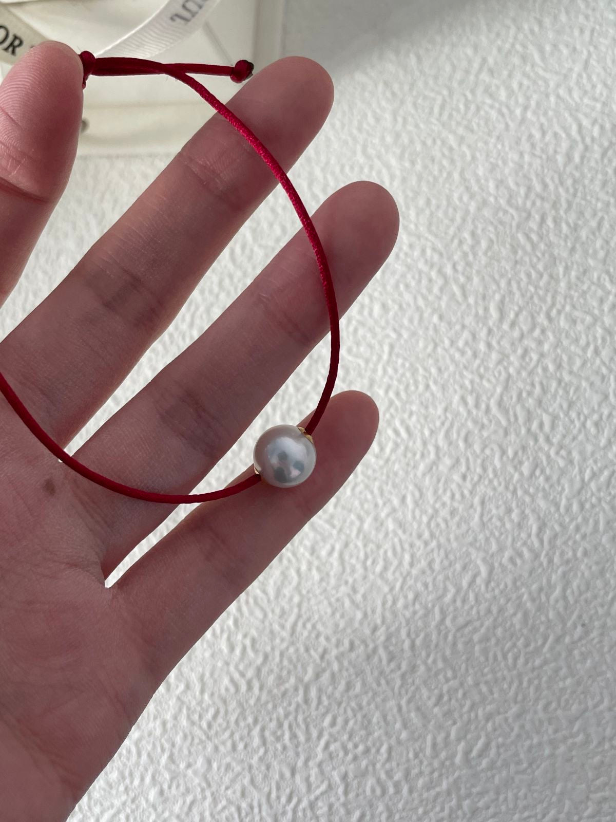 Lucky Redline Pearl Bracelet