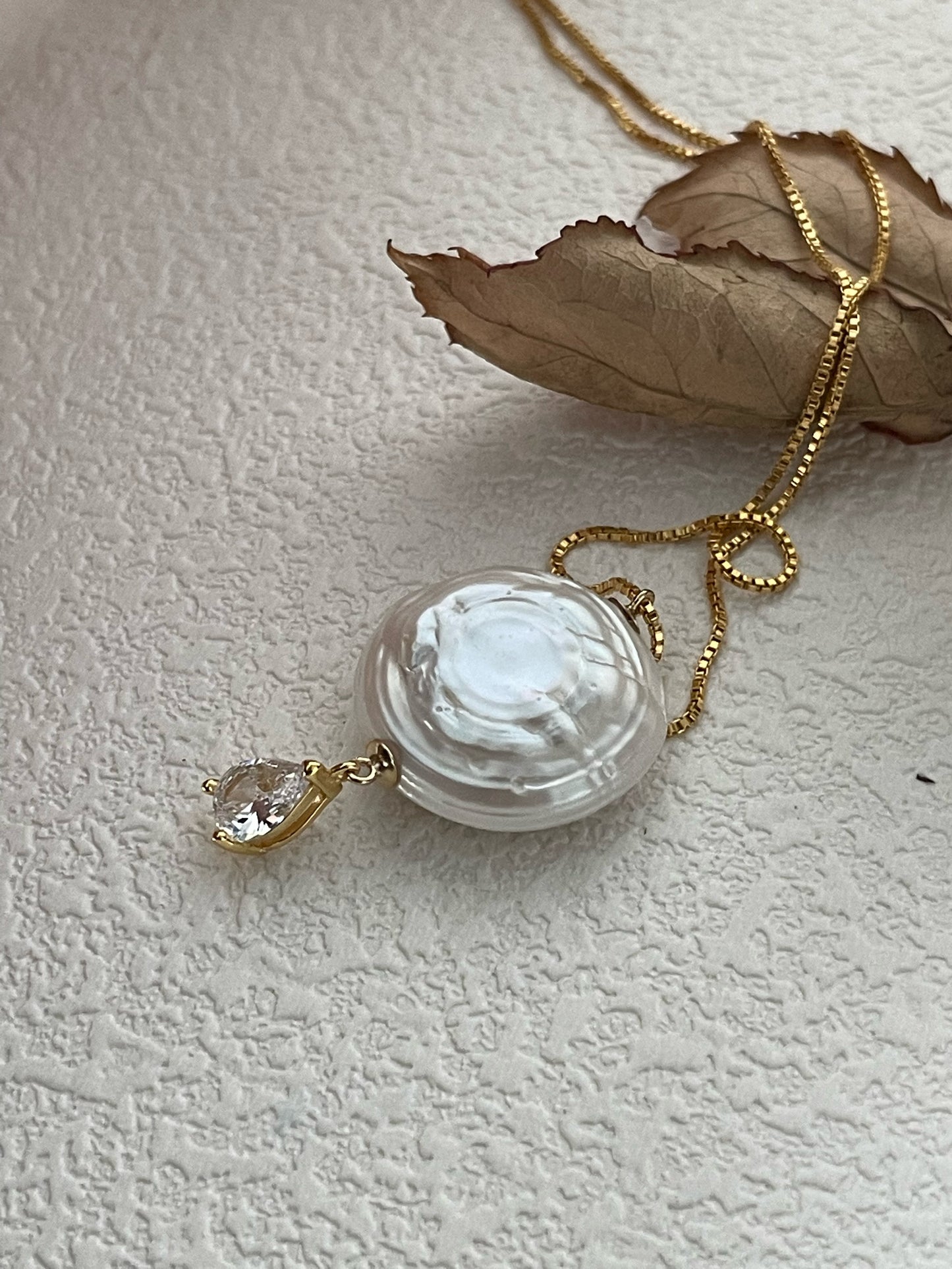 Roman Holiday Baroque Pearl Necklace